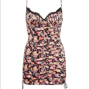 For Love and Lemons Gardenia Mini Dress